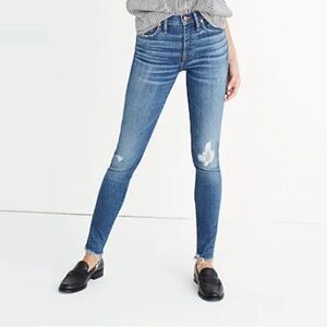 Madewell 9” High Rise Skinny Jeans 28 Petite